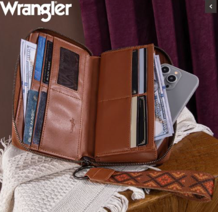 Wrangler Southwestern Embroidered Wallet