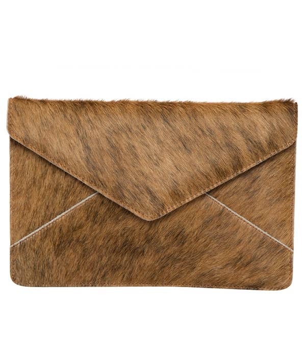 Envelope Cowhide Clutch