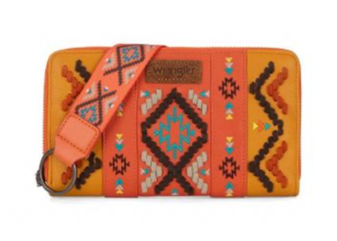 Wrangler Southwestern Embroidered Wallet