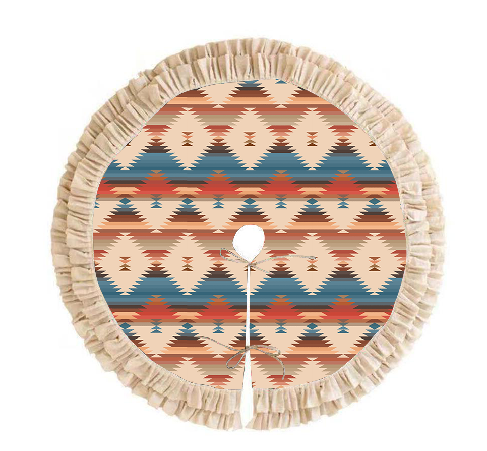 Aztec Christmas Tree Skirt