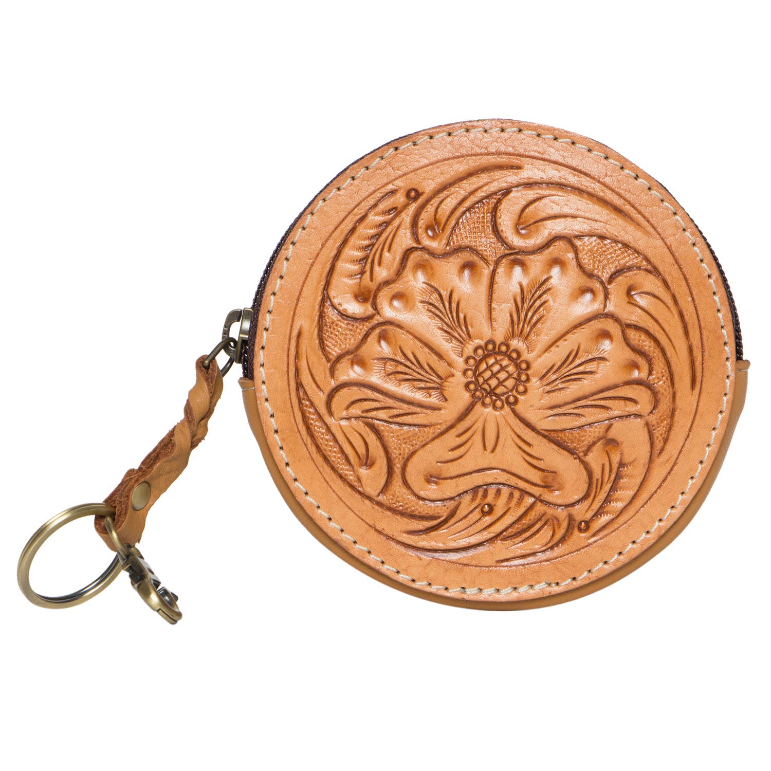 Tooling Leather Coin Purse