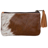 Small Tassel Cowhide Purse