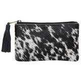 Small Tassel Cowhide Purse