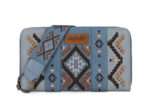 Wrangler Southwestern Embroidered Wallet