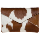 Envelope Cowhide Clutch